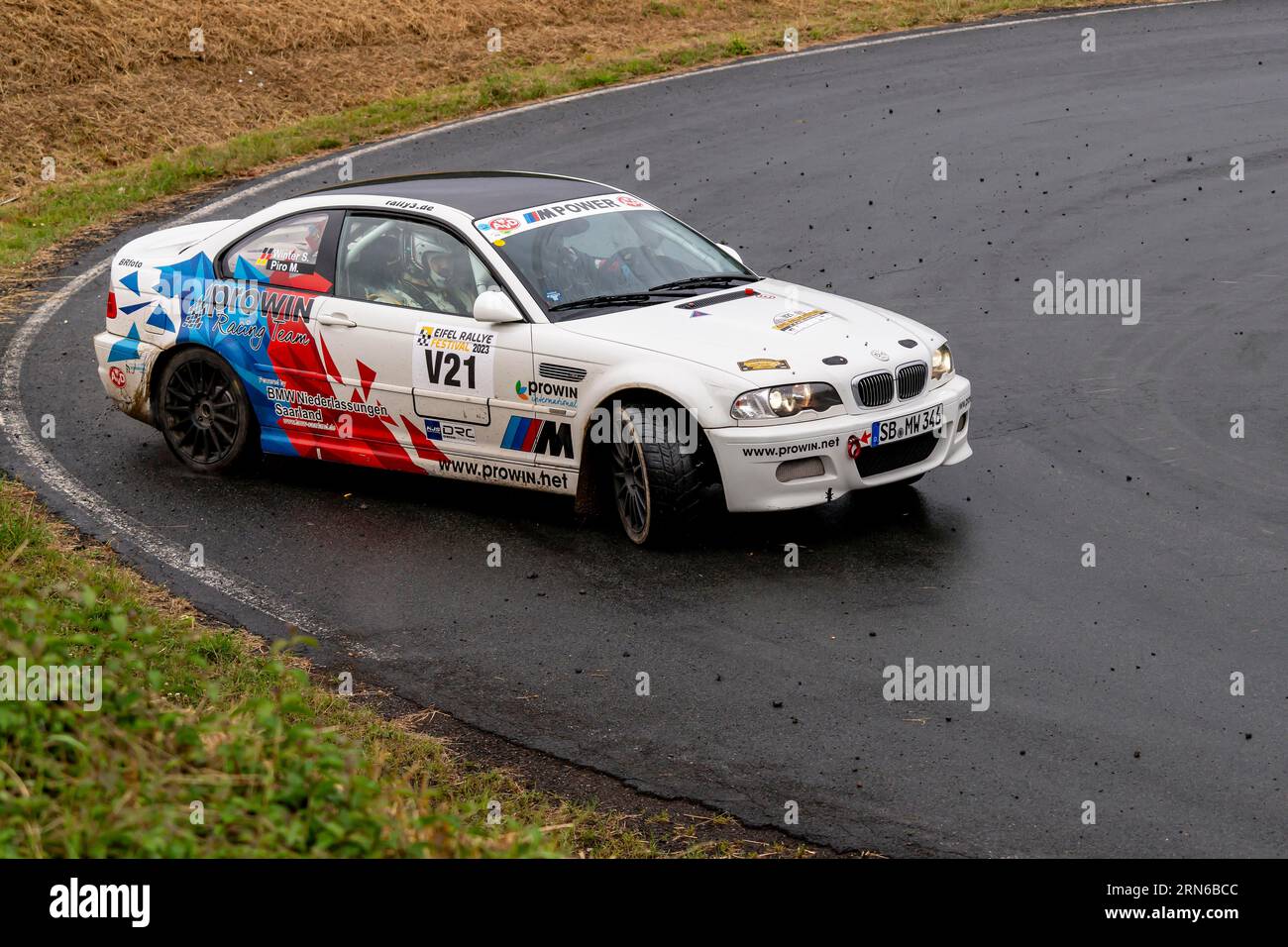 ADAC Eifel Rally Festival 2023, BMW M3, Vulkaneifel, Eifel, Rhénanie-Palatinat, Allemagne Banque D'Images