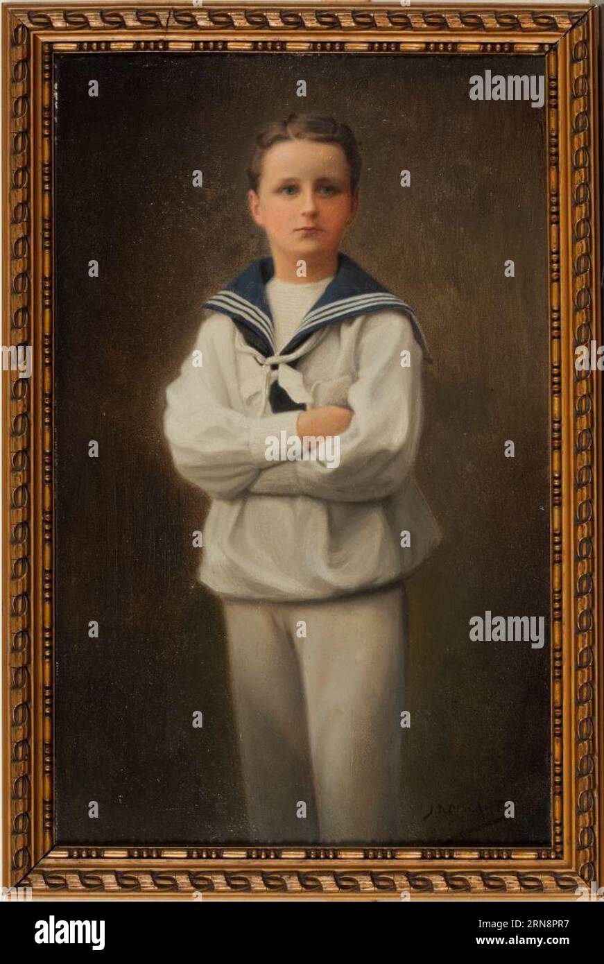 Portrait d'Adolf Frederik Willem Lodewijk baron van Pallandt (1899-1911) entre 1900 et 1924 par Jean Discart Banque D'Images