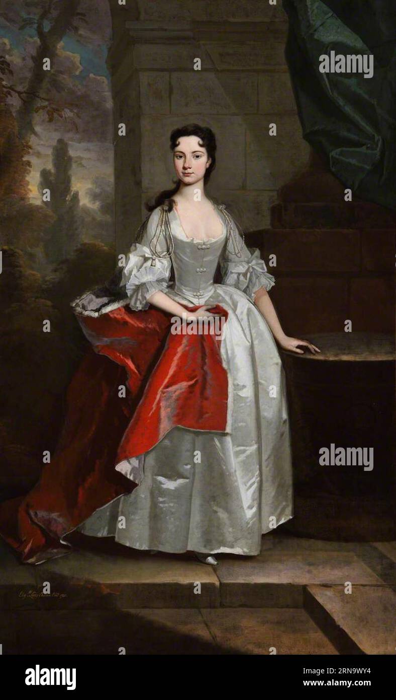 Elizabeth Knight, Lady Onslow (1692-1731) entre circa 1700 et circa 1715 par Hans Hysing Banque D'Images