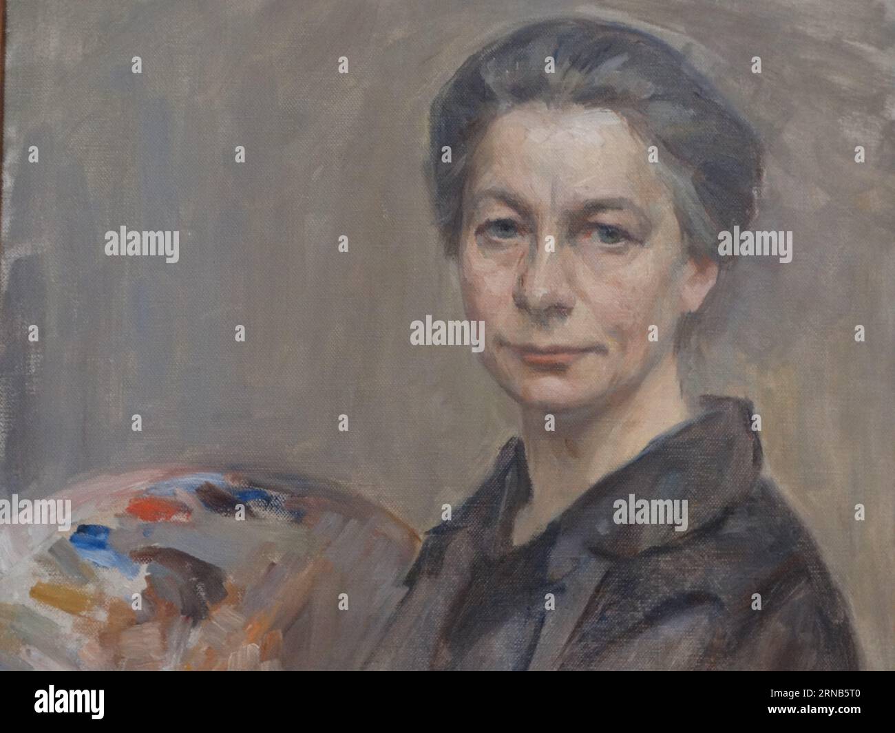 Autoportrait 1894 et 1895 par Ivana Kobilca Banque D'Images