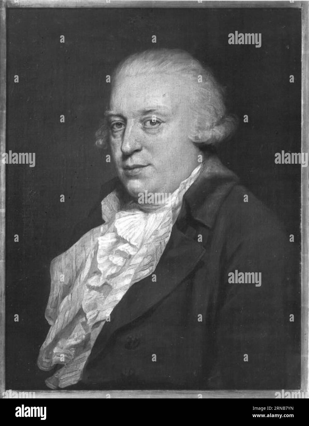 Ferdinand Kobell vers 1790 par Joseph Hauber Banque D'Images