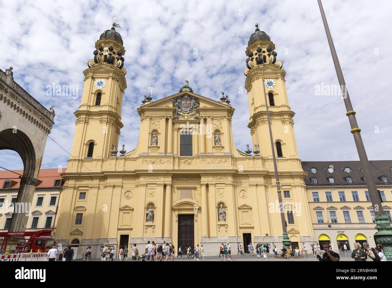 L'église théatine de St. Cajetan et Adélaïde à Munich Banque D'Images