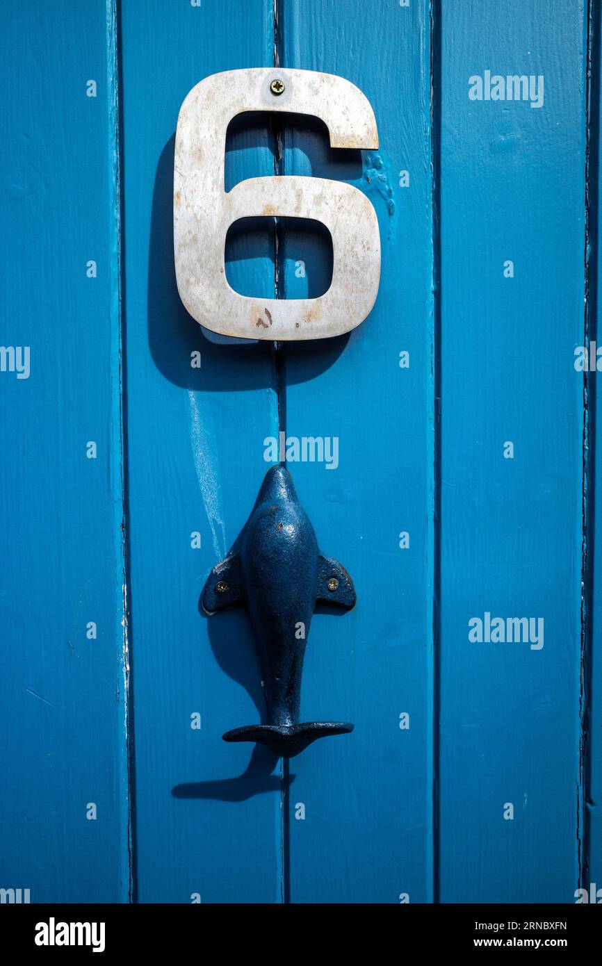 Porte d'entrée d'une propriété résidentielle Banque D'Images