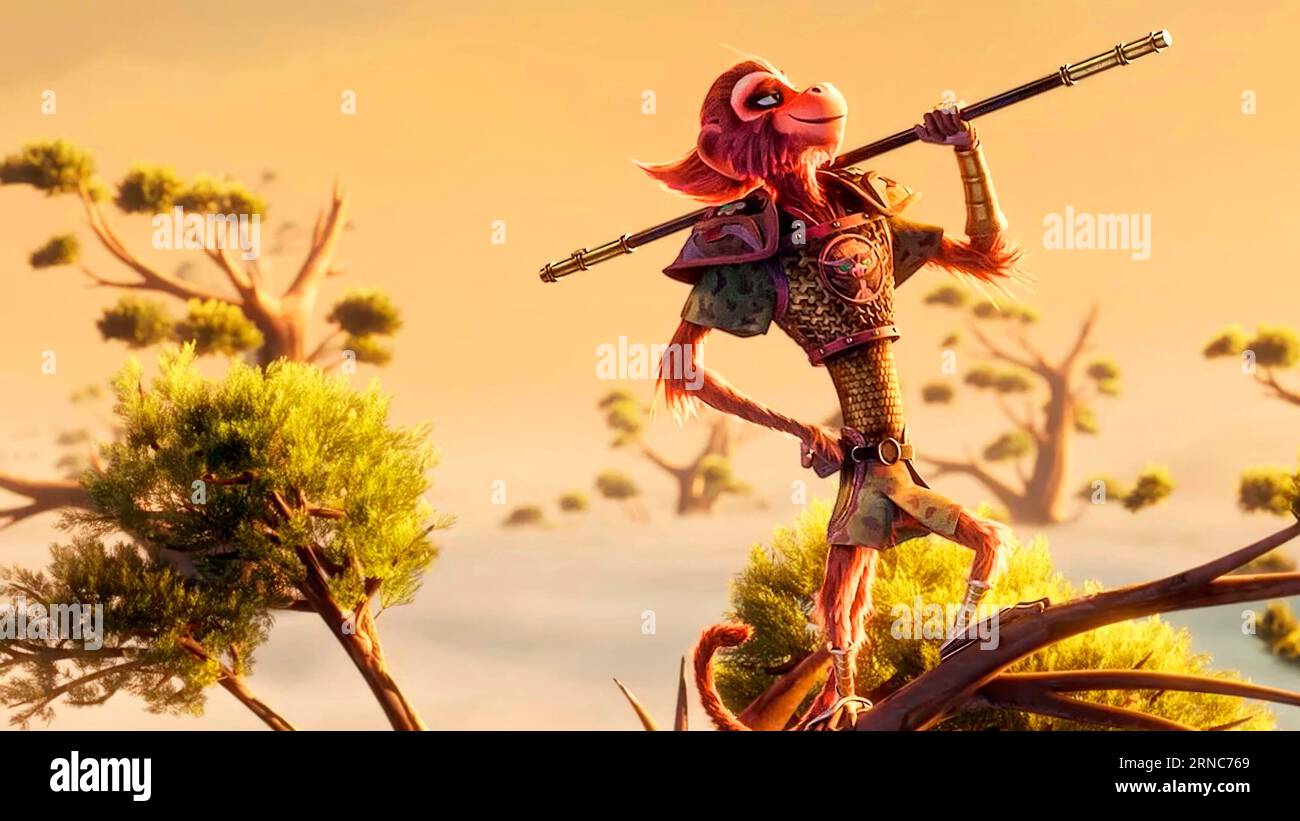 THE MONKEY KING (2023), réalisé par TONY STACCHI. Crédit : animation Netflix / Album Banque D'Images