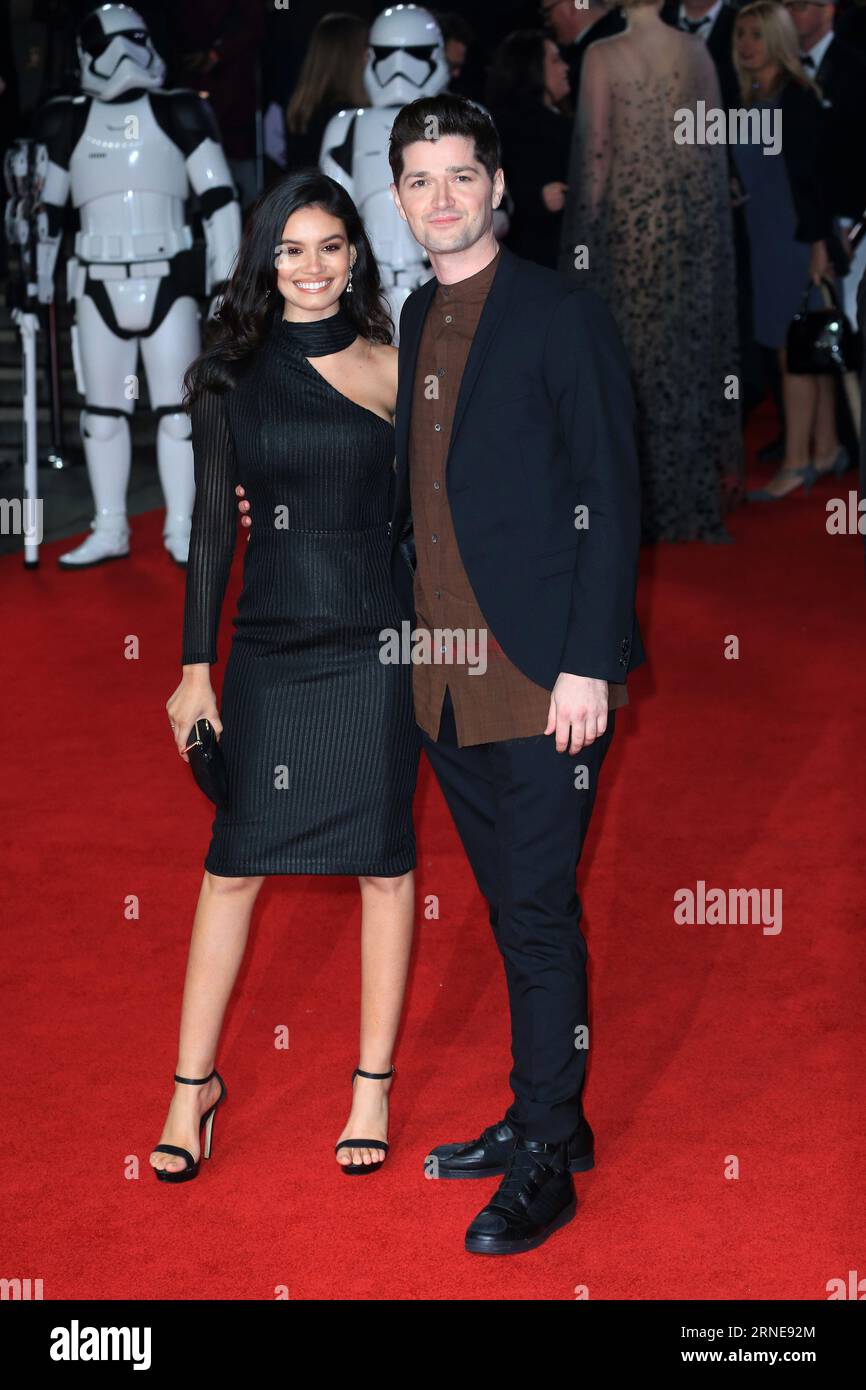 Danny O'Donoghue assiste à la première européenne de Star Wars : The Last Jedi au Royal Albert Hall de Londres, en Angleterre. Banque D'Images