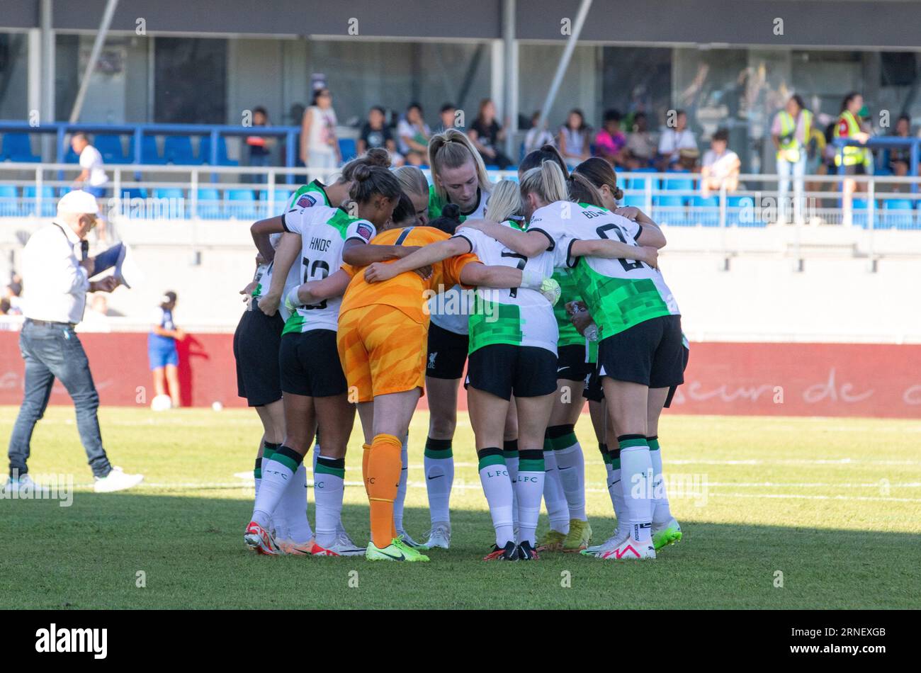 Colomiers, France. 31 août 2023. Liverpool FC lors de la coupe de France féminine Amos contre l'Atletico Madrid à Colomiers, France le 31 août 2023. Photo d'Arnaud Bertrand/ABACAPRESS.COM crédit : Abaca Press/Alamy Live News Banque D'Images