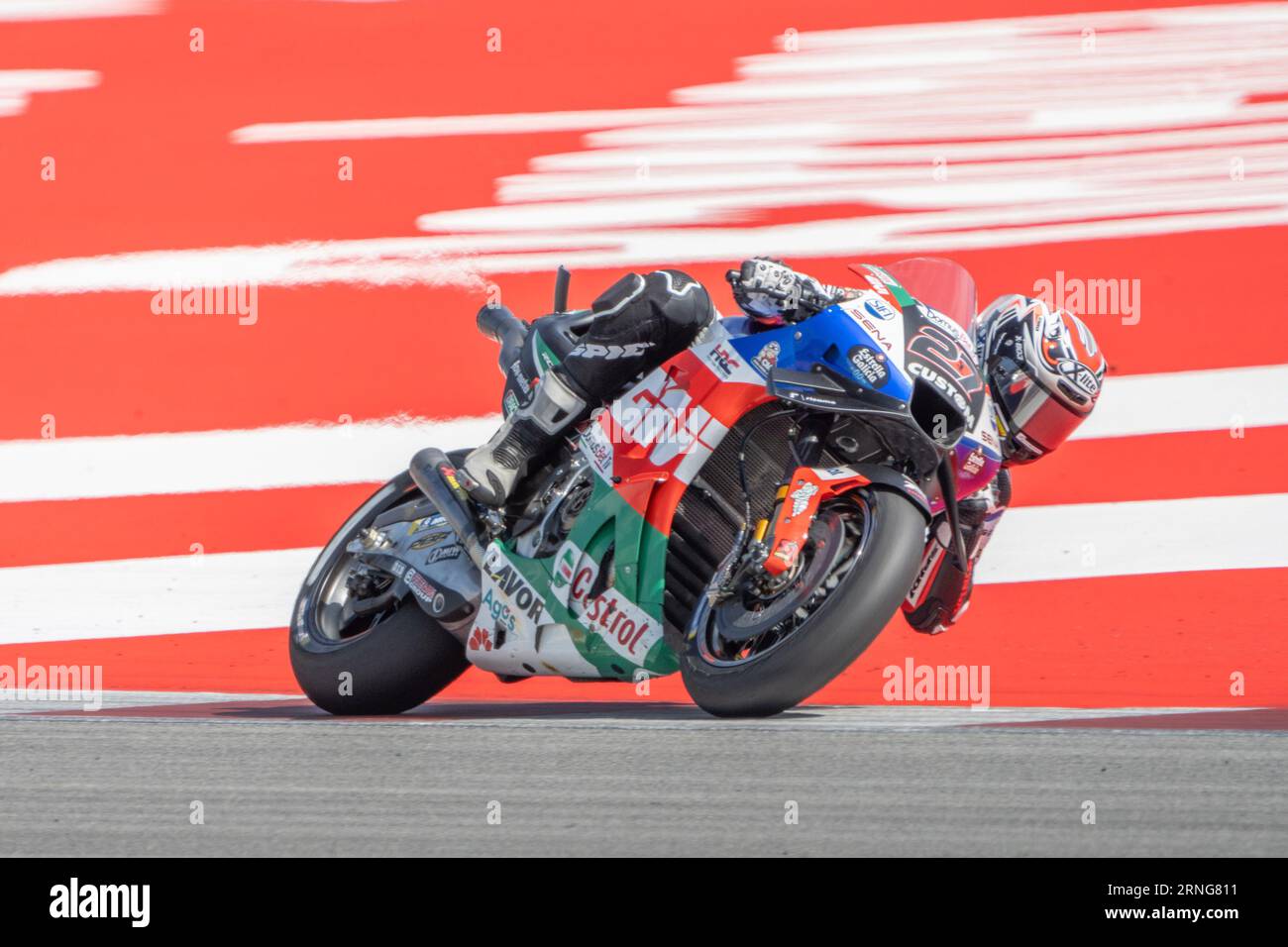 Barcelone, Espagne. 01 septembre 2023. 27 Iker Lecuona Repsol Honda Team lors des essais libres MotoGP Gran Premi Monster Energy de Catalunya vendredi 1-2-3 septembre 2023, au circuit de Barcelona-Catalunya à Barcelone, Espagne. Crédit : Agence photo indépendante/Alamy Live News Banque D'Images