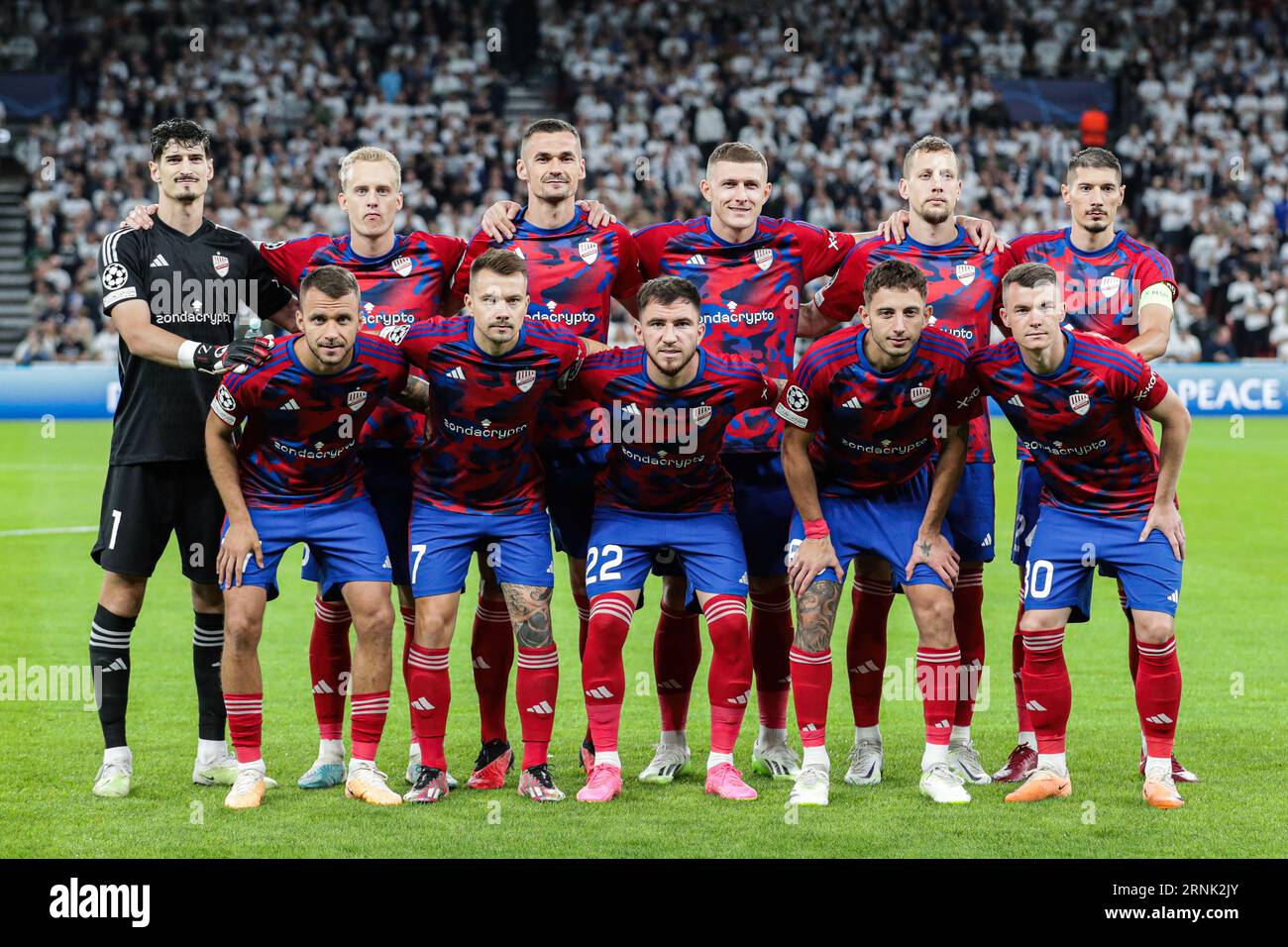 Kopenhaga, Danemark. 30 août 2023. Team Rakow Czestochowa vu lors du match de football Eliminations UEFA Champions League 2023/2024 entre le FC Copenhague et le Rakow Czestochowa au Parken Stadium. Score final ; FC Copenhague 1:1 Rakow Czestochowa. Crédit : SOPA Images Limited/Alamy Live News Banque D'Images