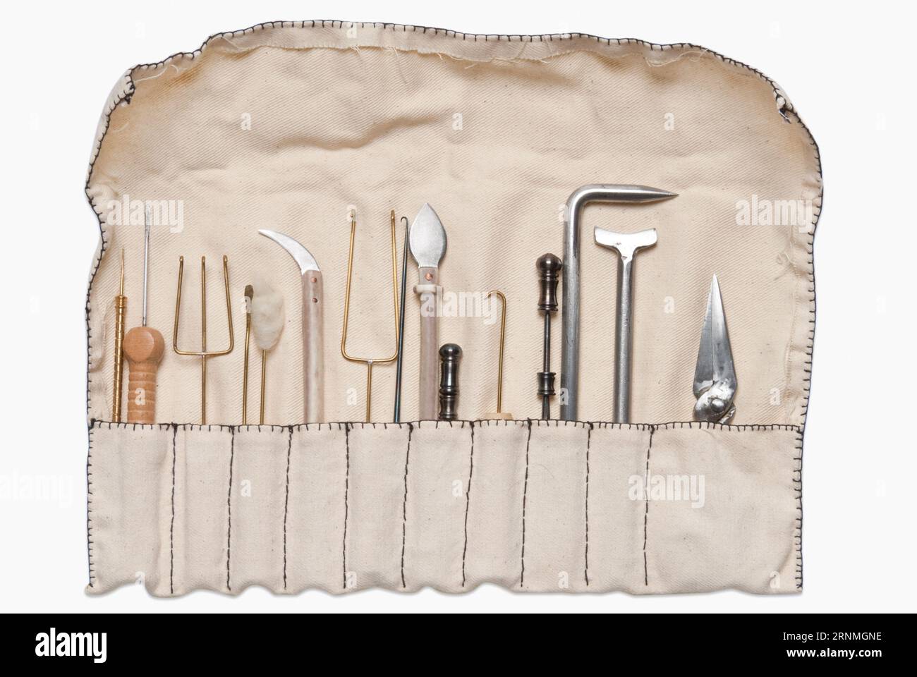 Instruments médicaux médiévaux ophtalmiques et E.N.T. Banque D'Images