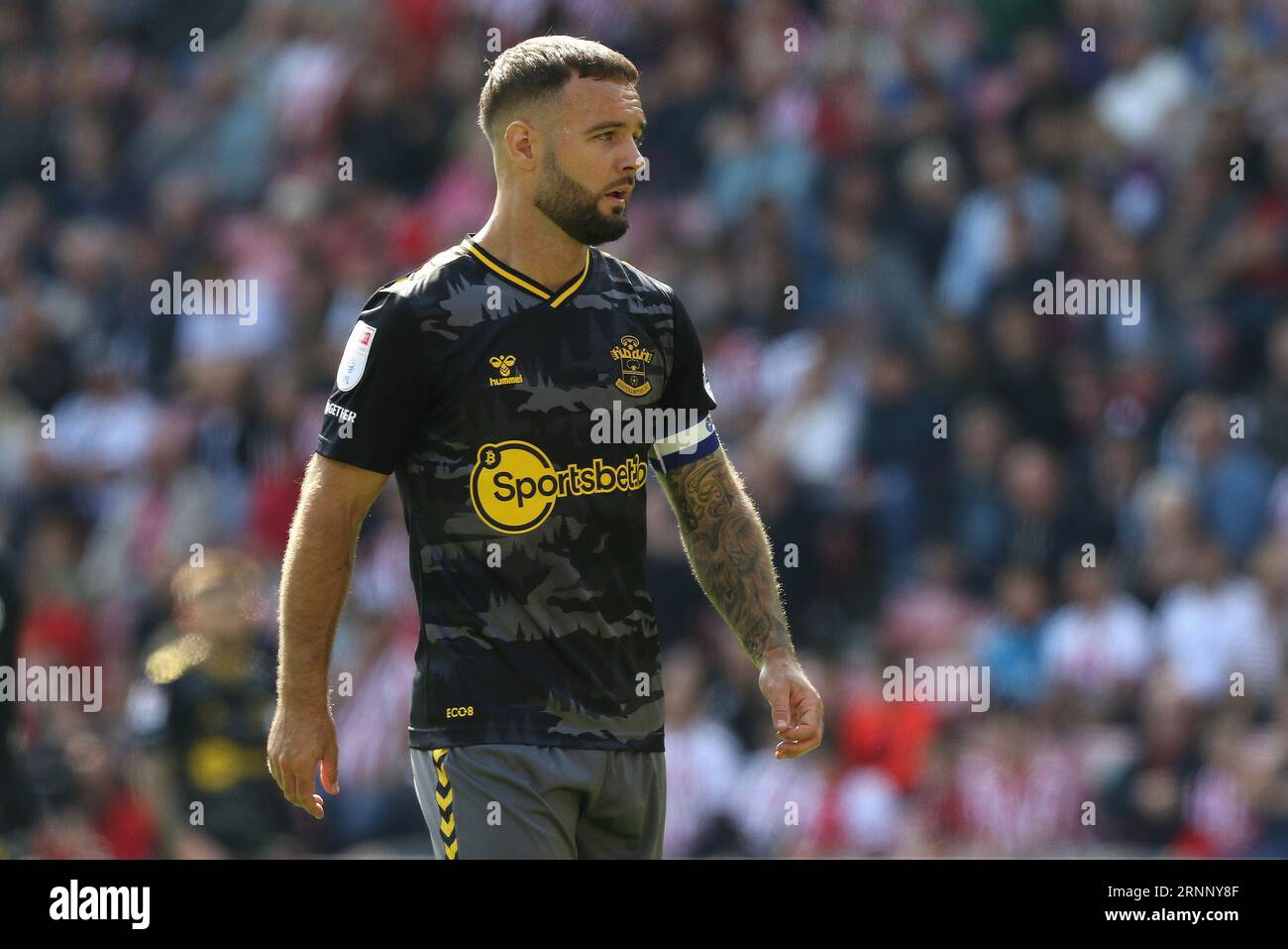 Adam Armstrong de Southampton lors du Sky Bet Championship match entre Sunderland et Southampton au Stadium of Light, Sunderland le samedi 2 septembre 2023. (Photo : Robert Smith | MI News) crédit : MI News & Sport / Alamy Live News Banque D'Images