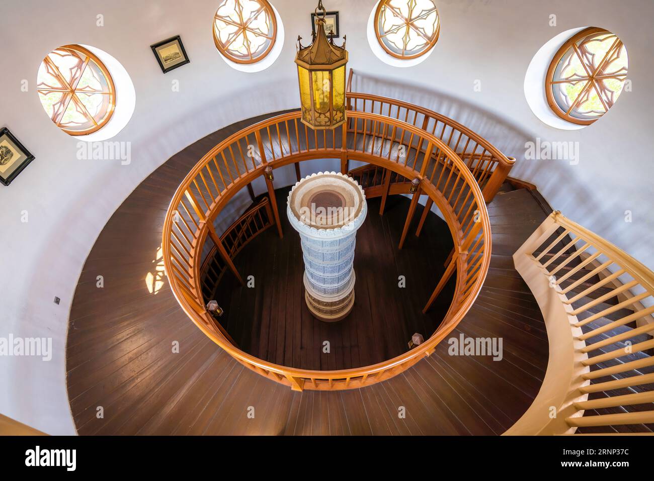 Château Bibliothèque supérieure à Lademaher Tour de Cesis Nouveau château - Cesis, Lettonie Banque D'Images