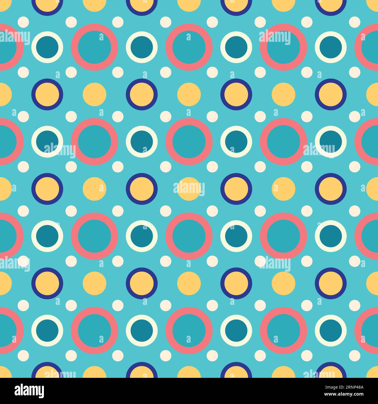 Conception de forme géométrique de cercle de motif sans couture d'illustration de fond de texture abstraite Illustration de Vecteur