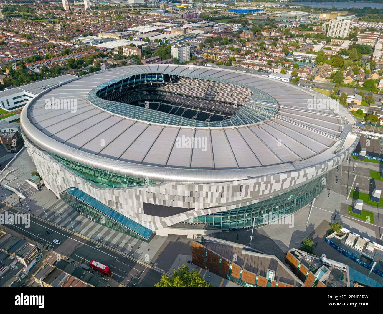Londres. Royaume-Uni. Image aérienne du stade Tottenham Hotspur. 15 août 2023. Banque D'Images