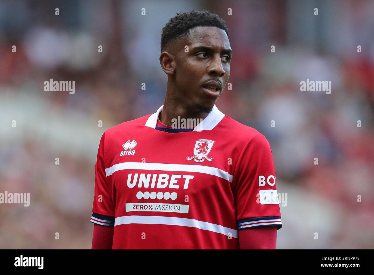 Isaiah Jones #11 de Middlesbrough lors du Sky Bet Championship Match Middlesbrough vs Queens Park Rangers au Riverside Stadium, Middlesbrough, Royaume-Uni, le 2 septembre 2023 (photo de James Heaton/News Images) Banque D'Images