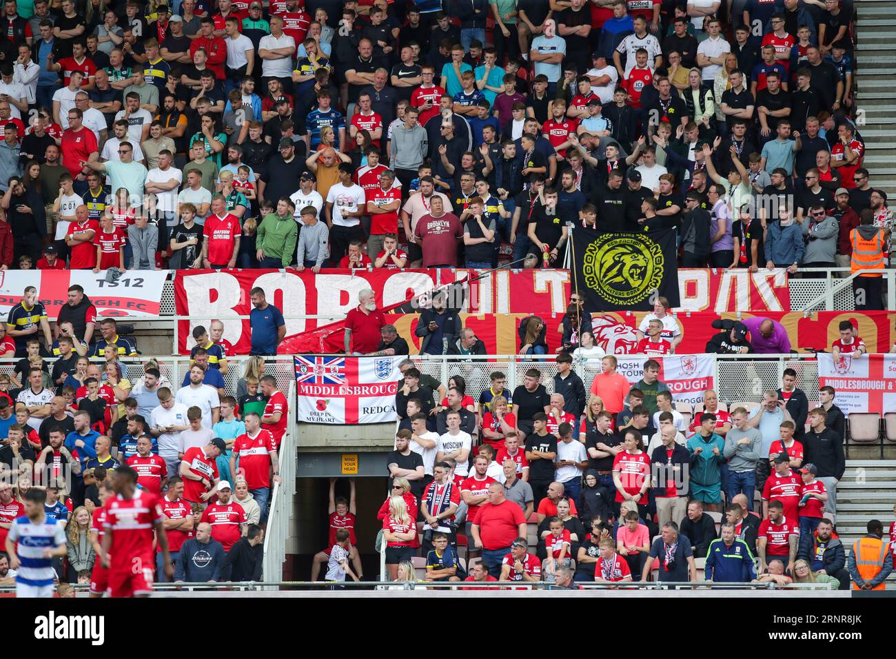 Sky Bet Championship Match Middlesbrough vs Queens Park Rangers au Riverside Stadium, Middlesbrough, Royaume-Uni. 2 septembre 2023. (Photo de James Heaton/News Images) à Middlesbrough, Royaume-Uni, le 9/2/2023. (Photo de James Heaton/News Images/Sipa USA) crédit : SIPA USA/Alamy Live News Banque D'Images