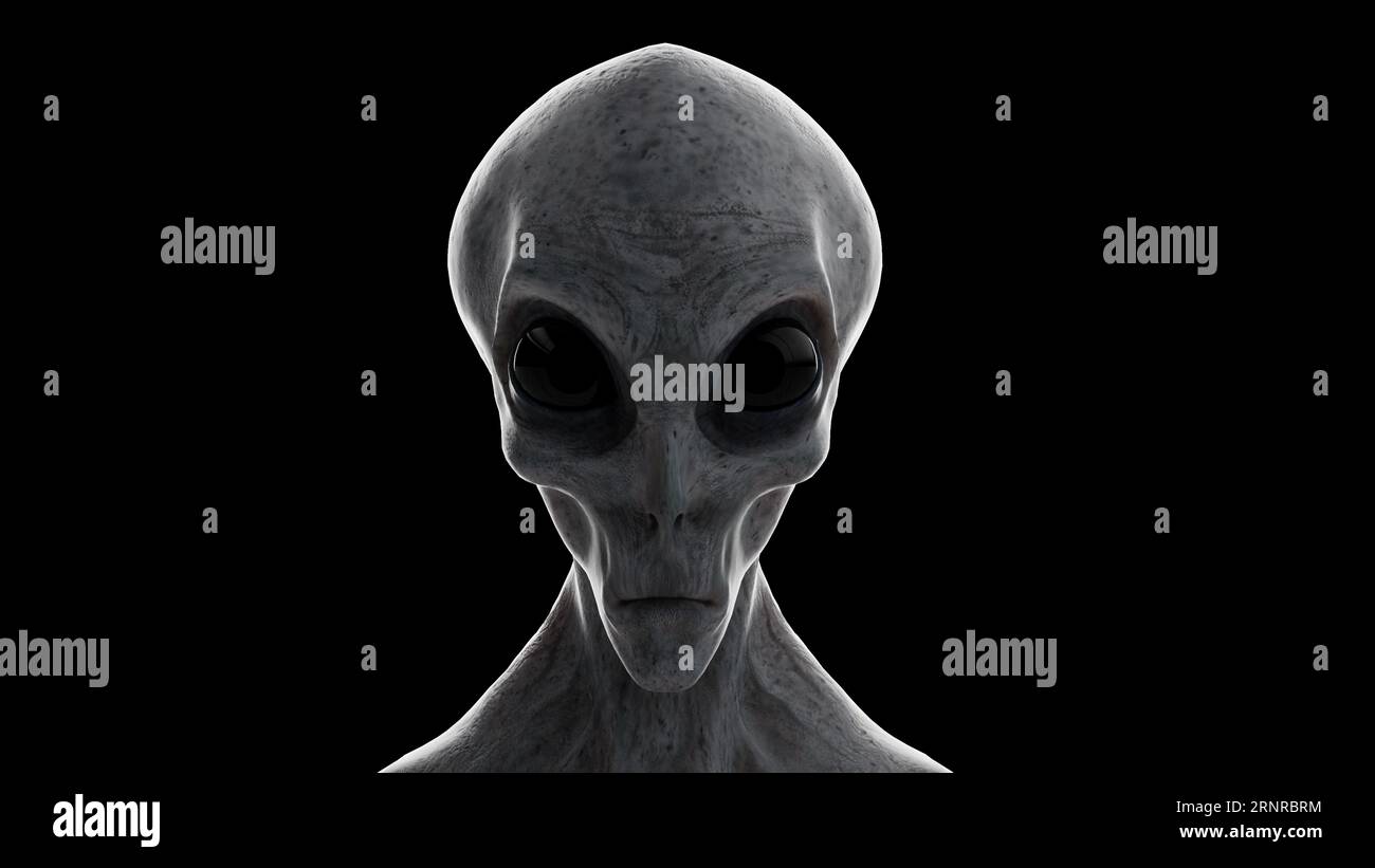 Alien, illustration Banque D'Images