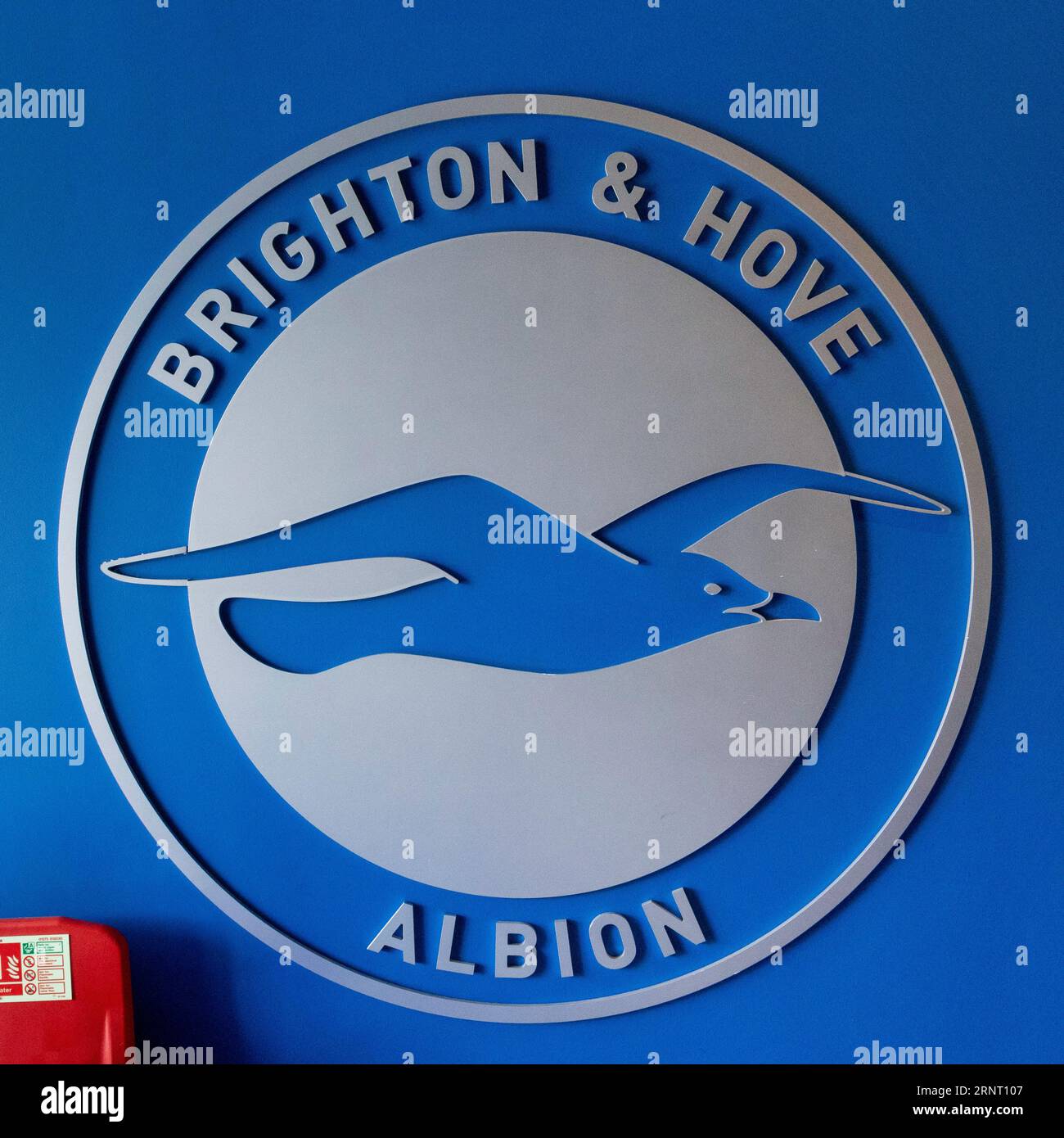 Logo du football Brighton & Hove (Seagulls) Banque D'Images Logo du football Brighton & Hove (Seagulls) Banque D'Images