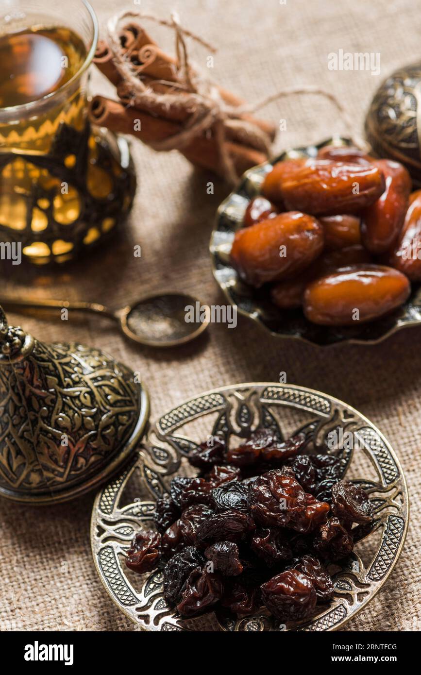 Concept Ramadan avec nourriture Banque D'Images