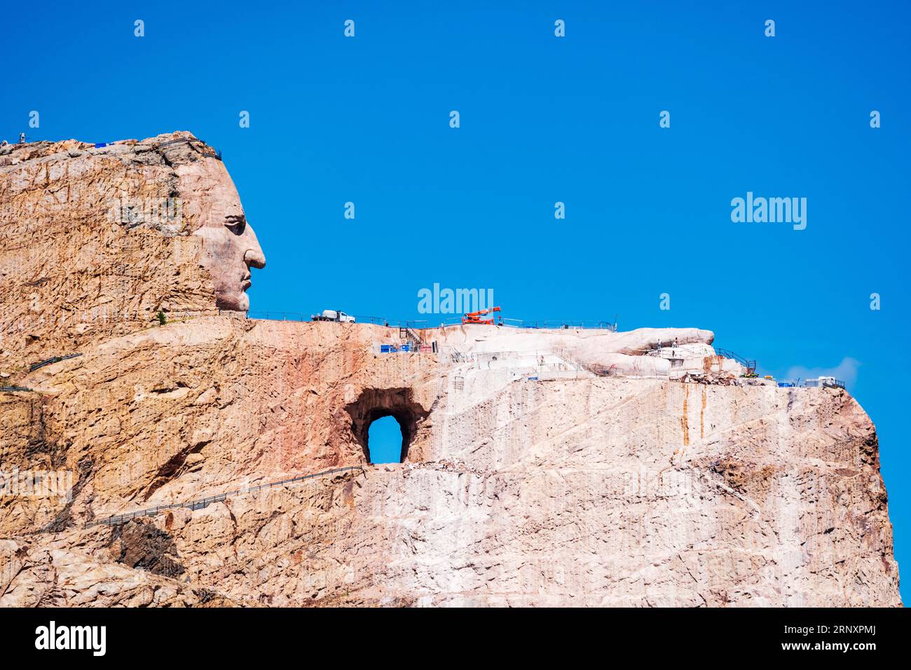 Crazy Horse Memorial ; Custer City ; Dakota du Sud ; États-Unis Banque D'Images