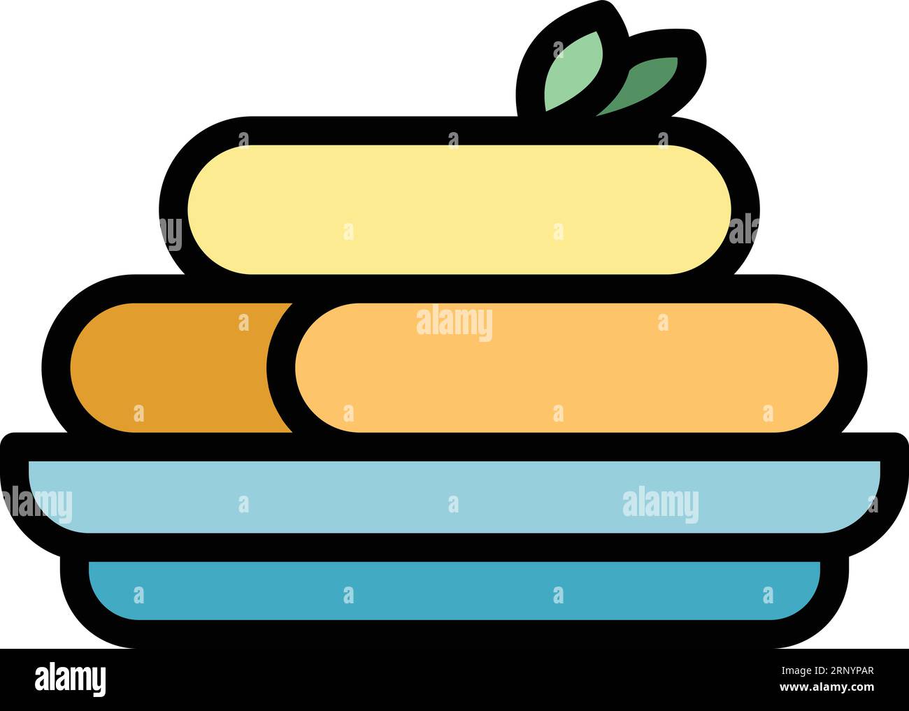 Vecteur de contour d'icône de cuisine Kolkata. Architecture indienne. Couleur de tourisme urbain plat Illustration de Vecteur