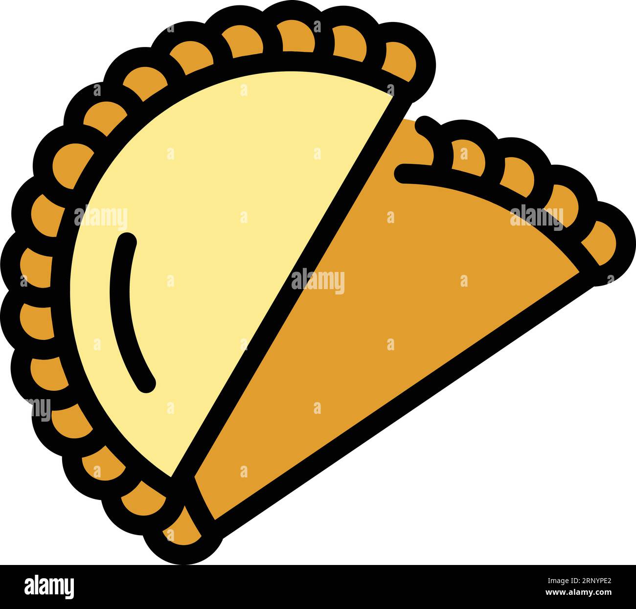 Vecteur de contour d'icône de boulangerie indienne. Ville de kolkata. Monument touristique couleur plat Illustration de Vecteur