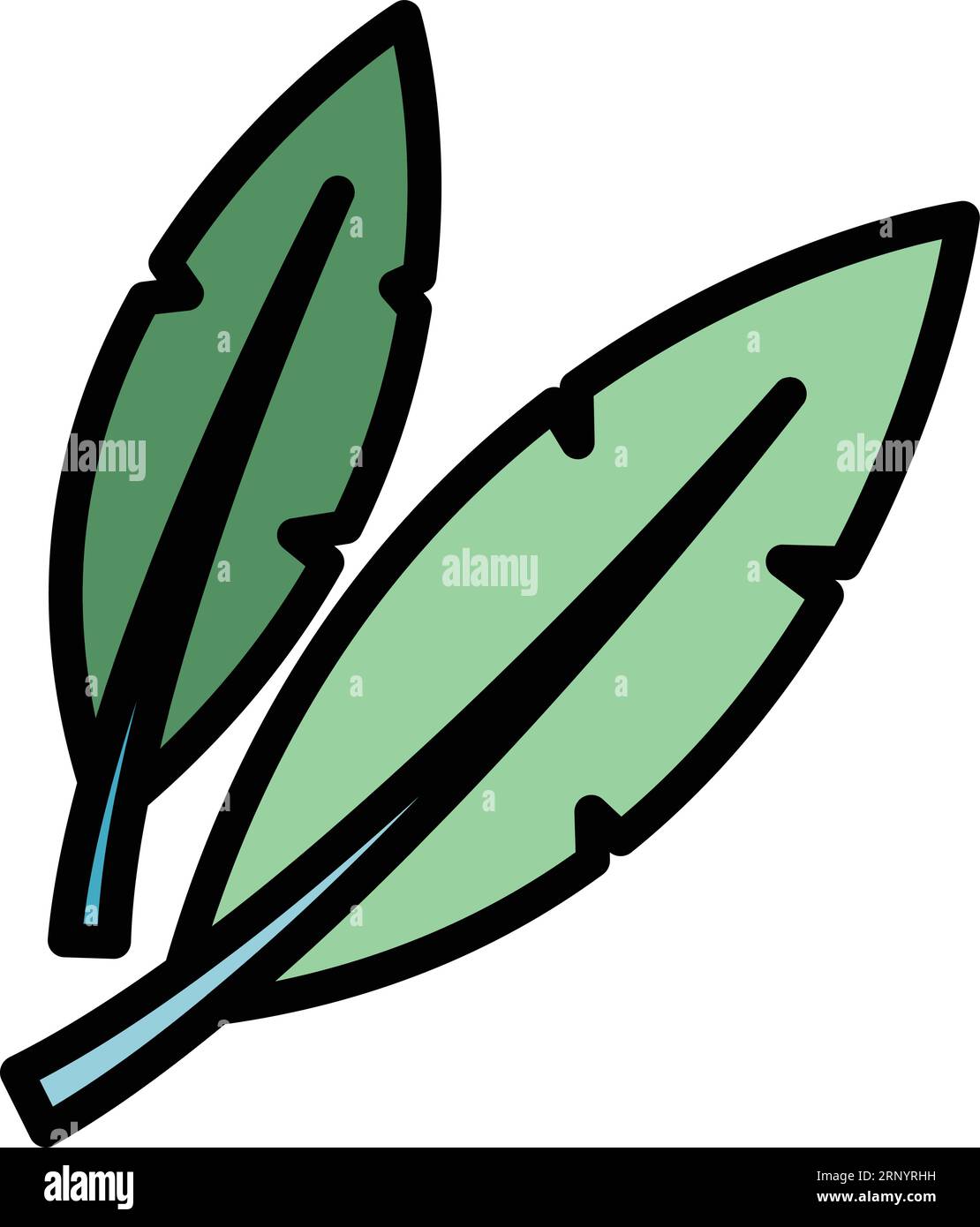 Vecteur de contour d'icône de plume indienne. India City. Calcutta architecture couleur plat Illustration de Vecteur