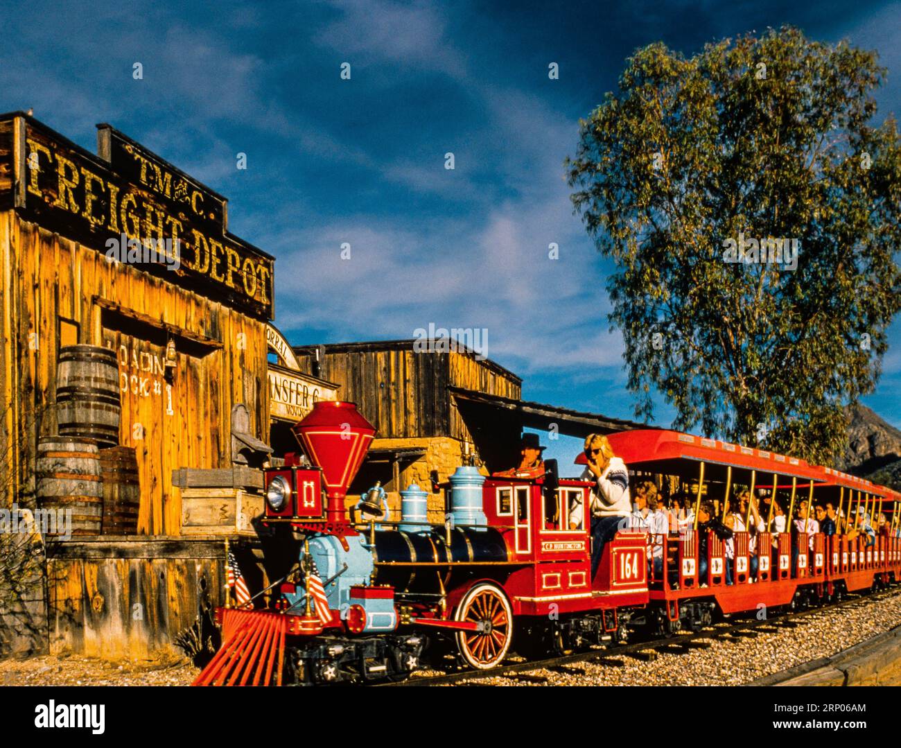 C. P. Huntington train à Old Tucson Studios   Tucson, Arizona, États-Unis Banque D'Images