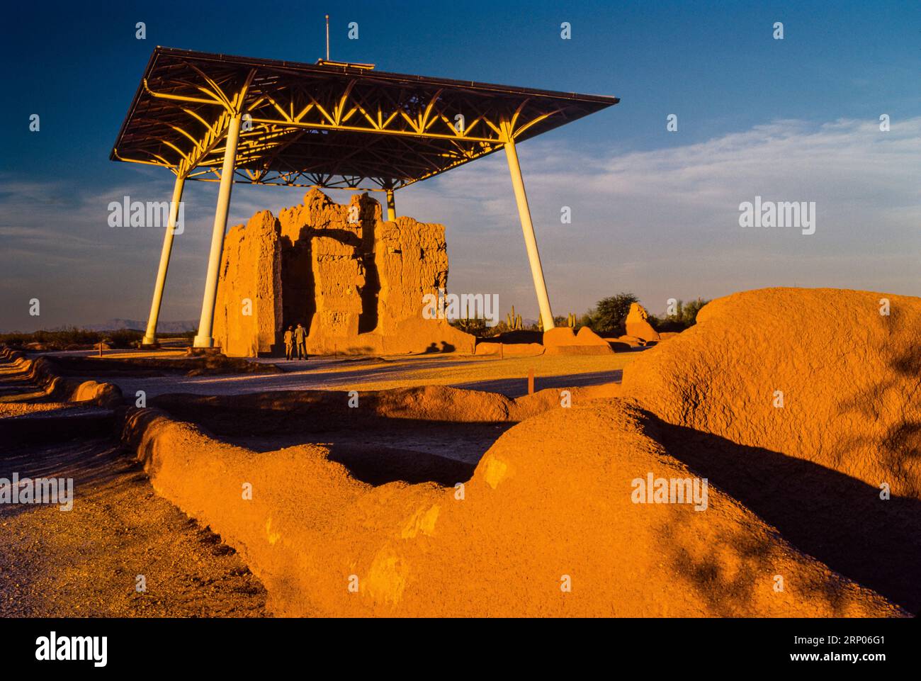 Casa Grande Ruins National Monument   Coolidge, Arizona, États-Unis Banque D'Images