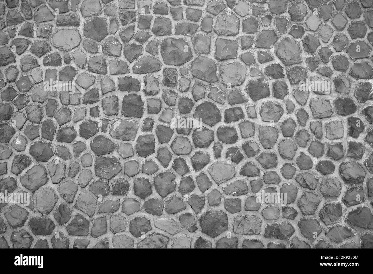 Mosaïque de pierre comme arrière-plan, Rhénanie du Nord-Westphalie, Allemagne Banque D'Images