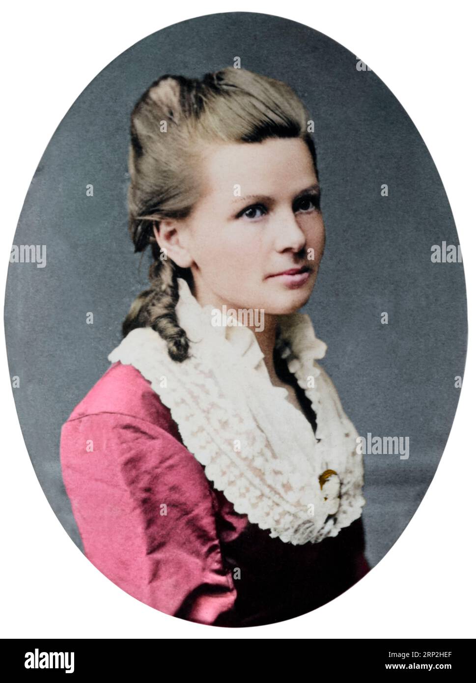 Bertha Benz vers 1871-1872. Probablement Bertha Benz, 23 ans. Banque D'Images