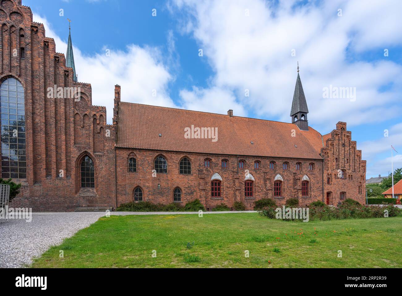 St. Mary Church ancien prieuré des Carmélites - Helsingor, Danemark Banque D'Images