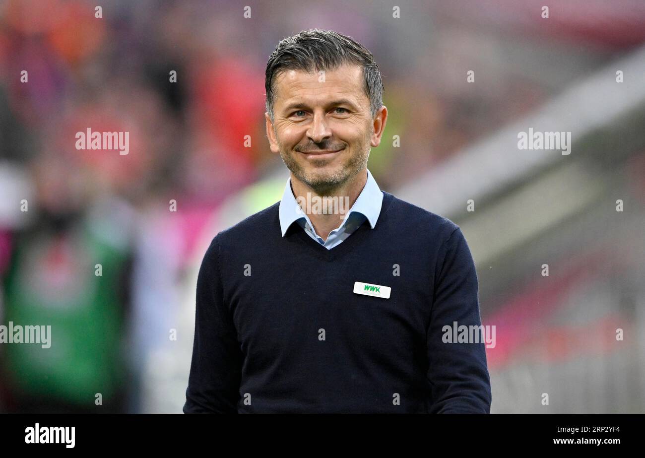 Directeur sportif Marinko Jurendic FC Augsburg FCA Smiles, Allianz Arena, Munich, Bayern, Allemagne Banque D'Images