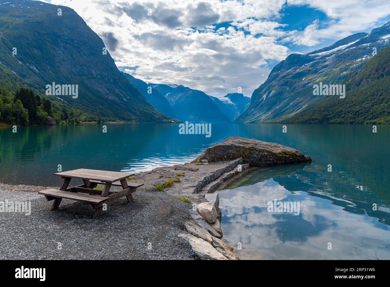 Belle Nature Norvège paysage naturel. Banque D'Images