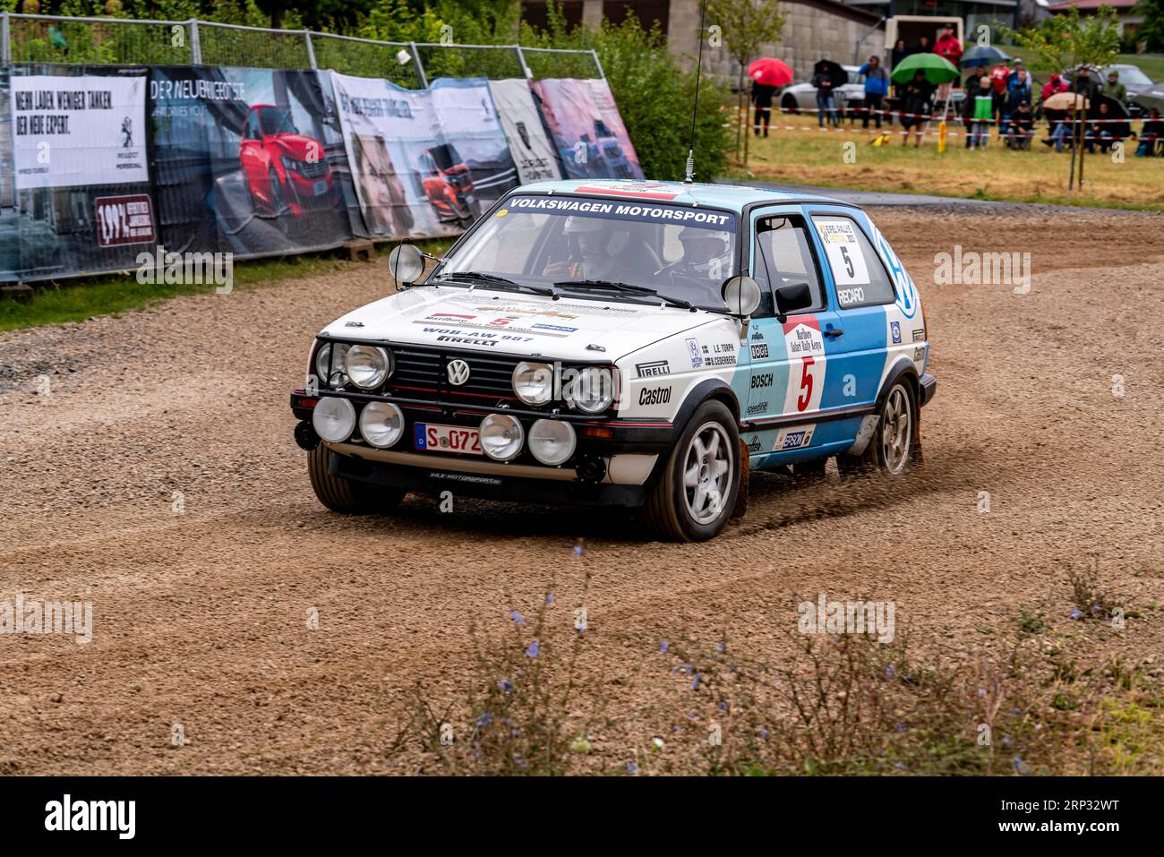 ADAC Eifel Rally Festival 2023, Golf GTI 16 V, Vulkaneifel, Eifel, Rhénanie-Palatinat, Allemagne Banque D'Images