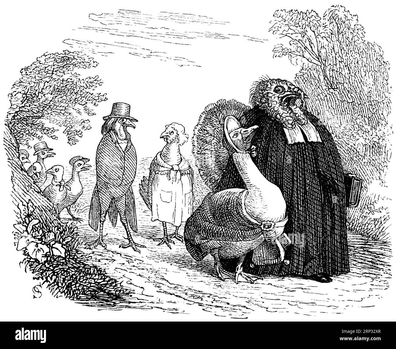 Fritz Reuter (1810) (1874) écrivain et poète bas-allemand, Hanne Nuete un de luette Pudel, Eine Vogel, und Menschengeschichte, Platt, Bas-allemand Banque D'Images