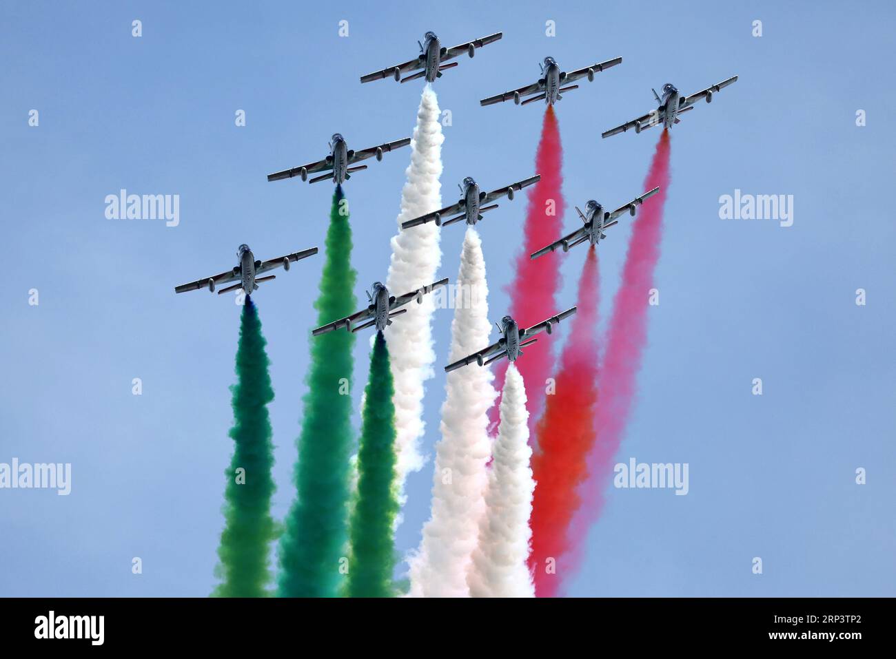 Monza, Italie. 03 septembre 2023. Affichage atmosphère du circuit - air. Championnat du monde de Formule 1, Grand Prix d'Italie, Rd 15, dimanche 3 septembre 2023. Monza Italie. Crédit : James Moy/Alamy Live News Banque D'Images
