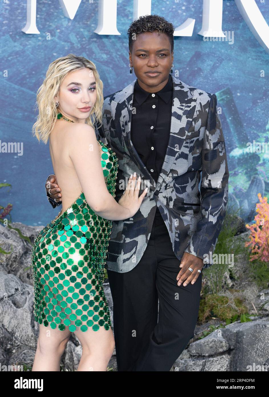 Londres, Royaume-Uni. 15 mai 2023. Ella Baig et Nicola Adams assistent aux arrivées de Little Mermaid UK Premiere à l'Odeon Luxe Leicester Square à Londres. Crédit : S.A.M./Alamy Live News Banque D'Images