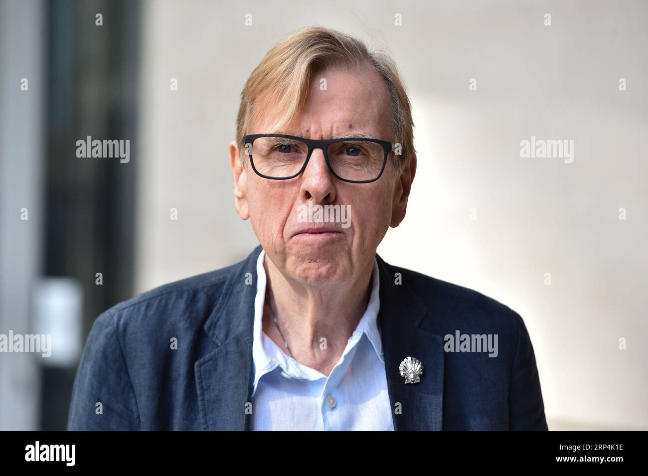 Londres, Angleterre, Royaume-Uni. 3 septembre 2023. L'acteur TIMOTHY SPALL quitte les studios de la BBC après être apparu le dimanche avec Laura Kuenssberg (image de crédit : © Thomas Krych/ZUMA Press Wire) À USAGE ÉDITORIAL UNIQUEMENT ! Non destiné à UN USAGE commercial ! Banque D'Images
