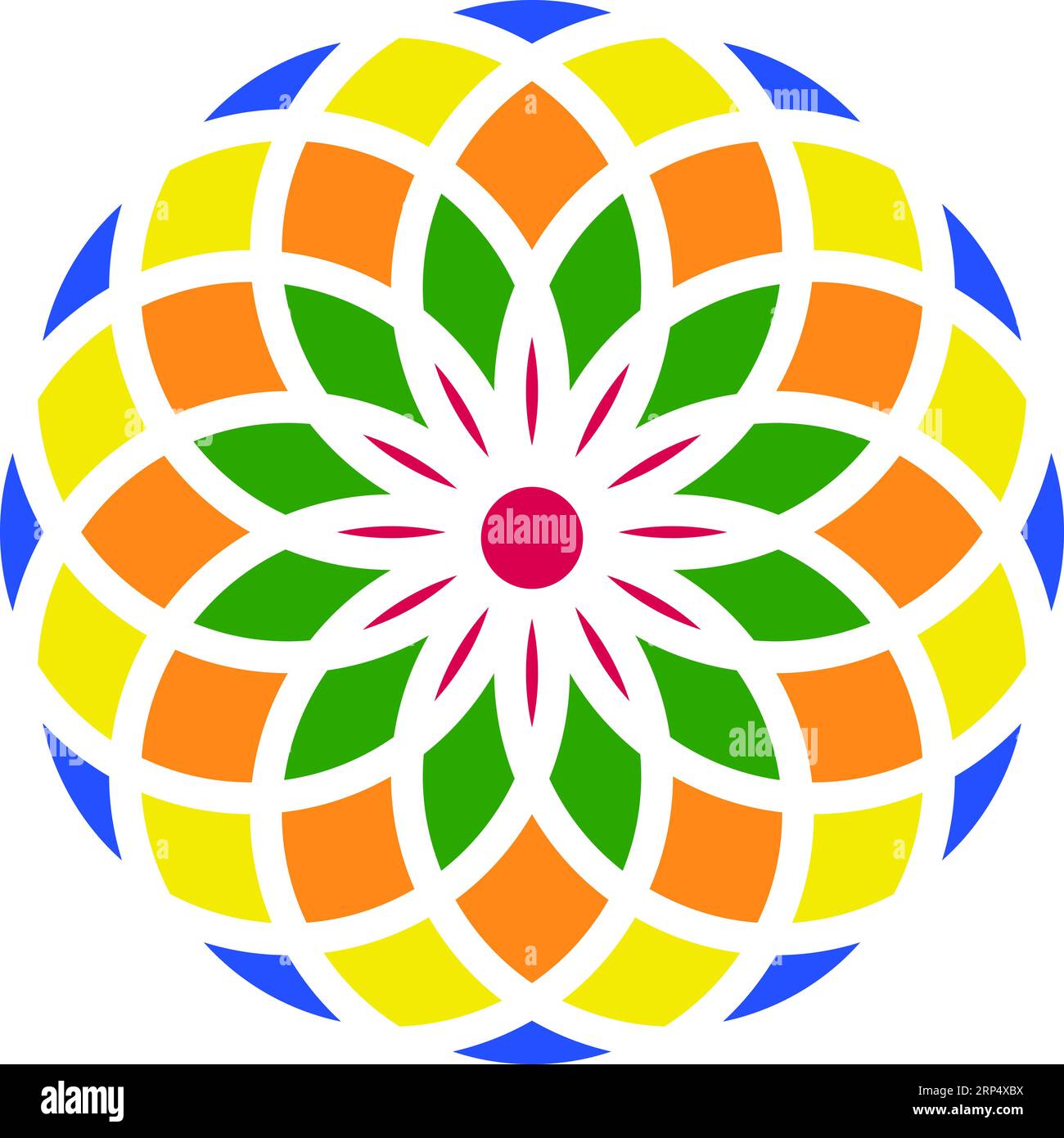 Fleur divine Allah chakras conduisant Dieu symbole générosité stock illustration Illustration de Vecteur