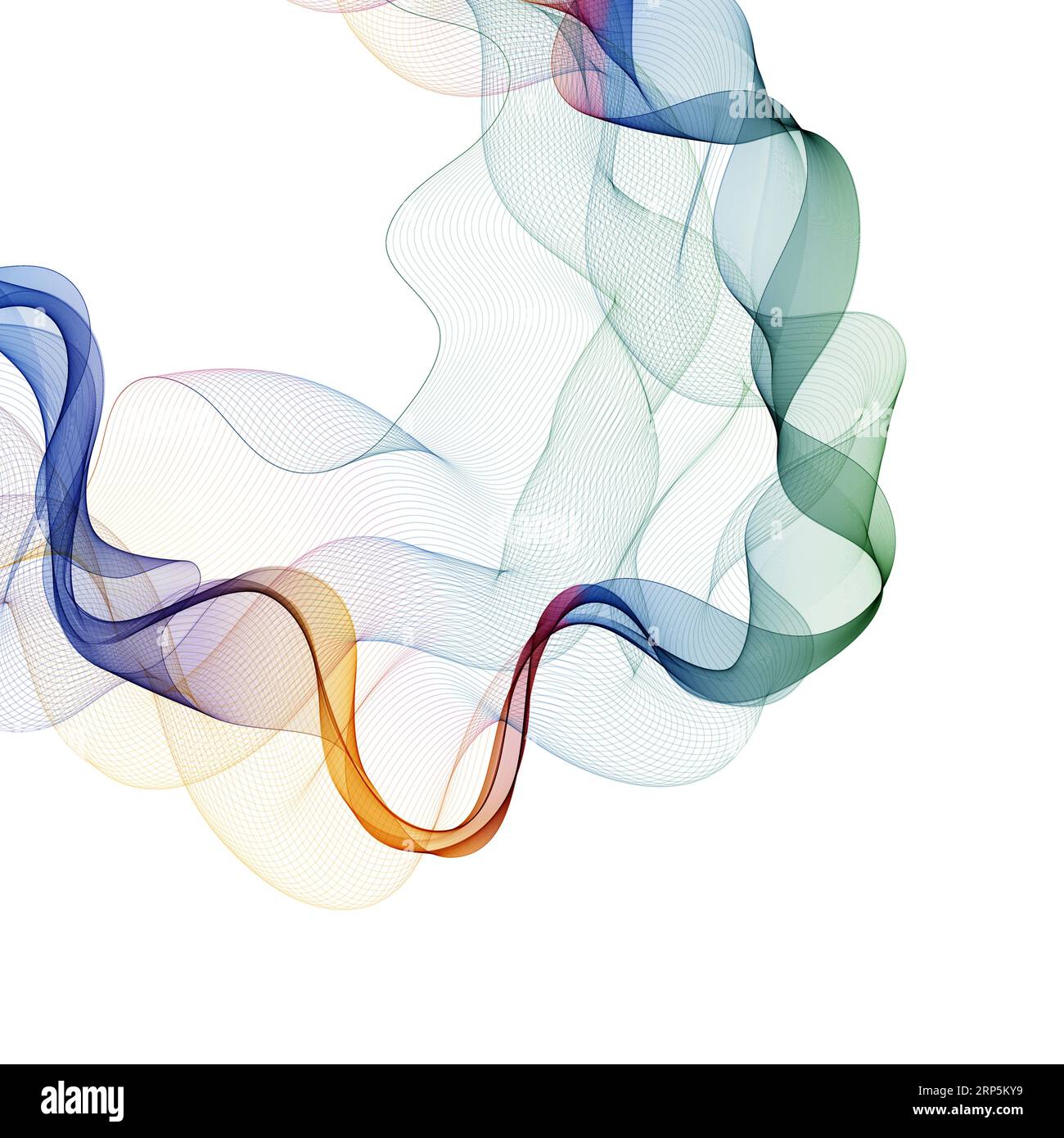 vague abstraite colorée. motif vectoriel. lignes de couleur. mise en page pour la présentation, la publicité, la bannière Banque D'Images