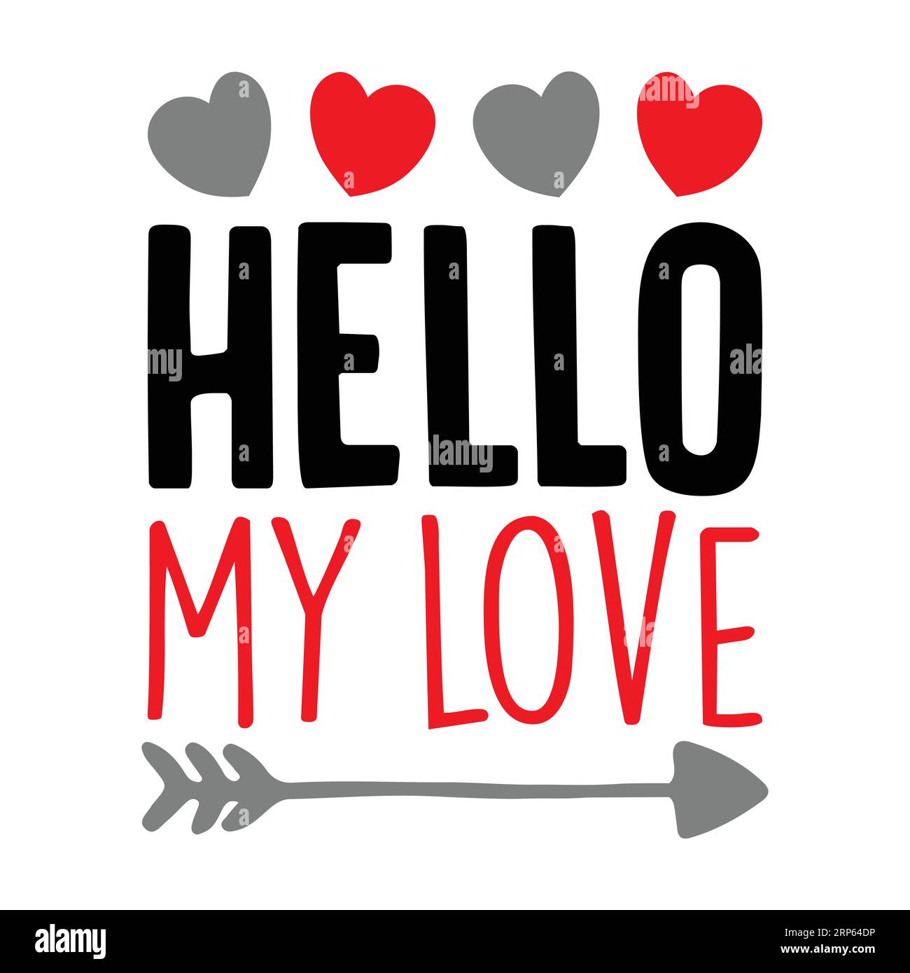 Bonjour mon amour, typographie t-shirt design, t-shirt imprimé, t-shirt design, lettrage t-shirt design, Silhouette t-shirt design Illustration de Vecteur