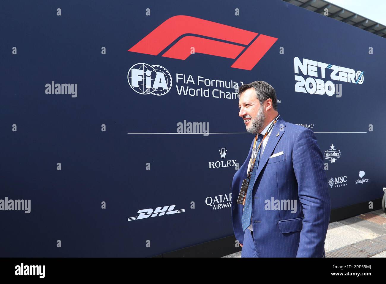 Matteo Salvini (ITA) - Ministre italien (politique) lors de la course du dimanche 3 septembre 2023 FORMULE 1 PIRELLI GRAN PREMIO d’ITALIA 2023 - 1 septembre à Banque D'Images