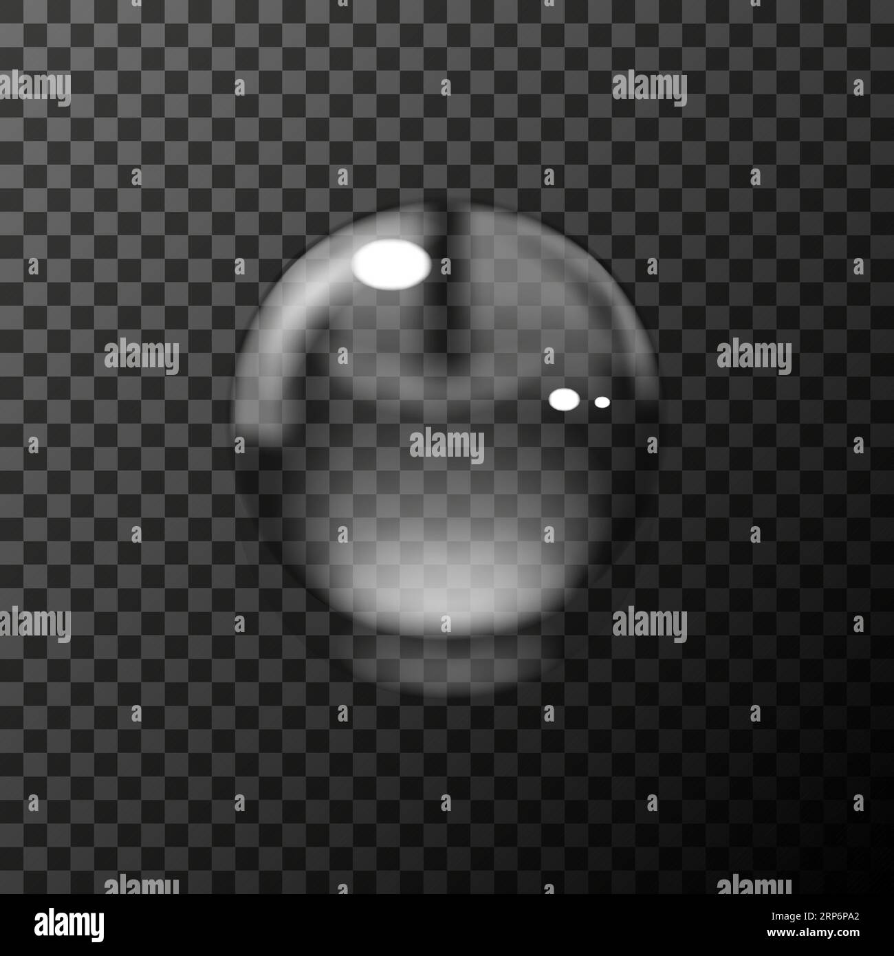Illustration réaliste de goutte d'eau, liquide, vecteur de condensation sur fond isolé Illustration de Vecteur