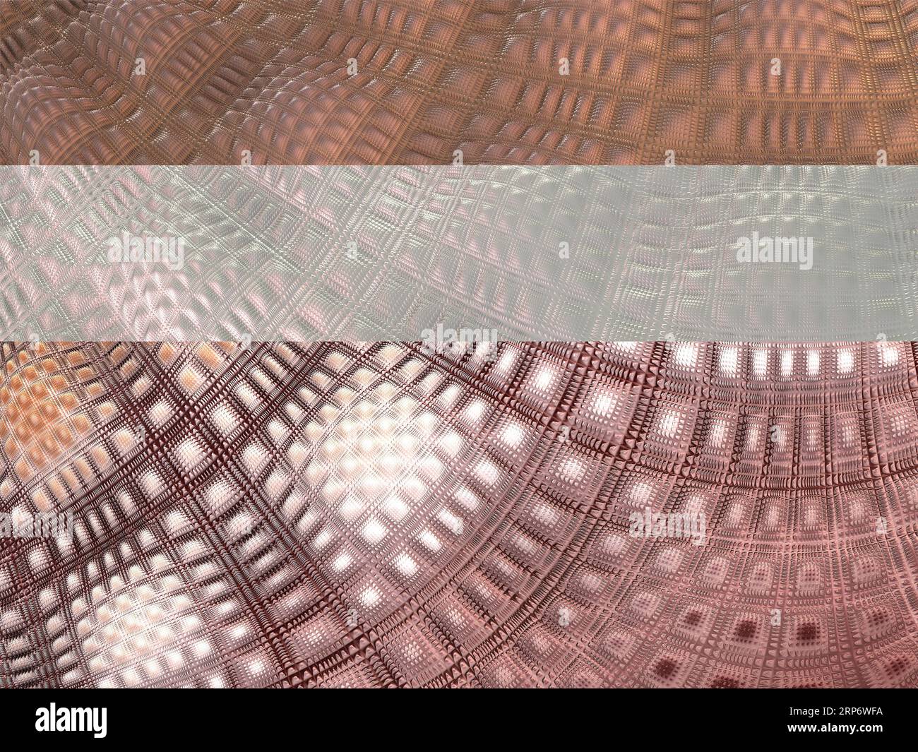 Fond abstrait multicolore. Couleurs métallisées marron et orange. illustration 3d, rendu 3d. Banque D'Images