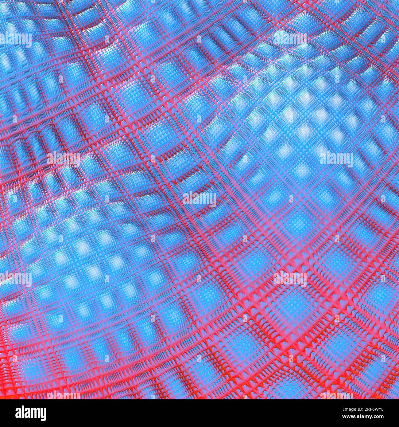 Fond abstrait multicolore. Couleurs bleu et rouge. illustration 3d, rendu 3d. Banque D'Images