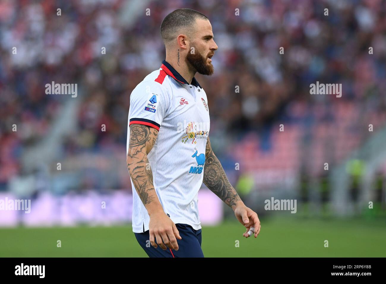 Bologne, Italie. 02 septembre 2023. Nahitan Nandez (Cagliari Calcio) lors de Bologne FC vs Cagliari Calcio, match de football italien Serie A à Bologne, Italie, septembre 02 2023 crédit : Agence de photo indépendante/Alamy Live News Banque D'Images