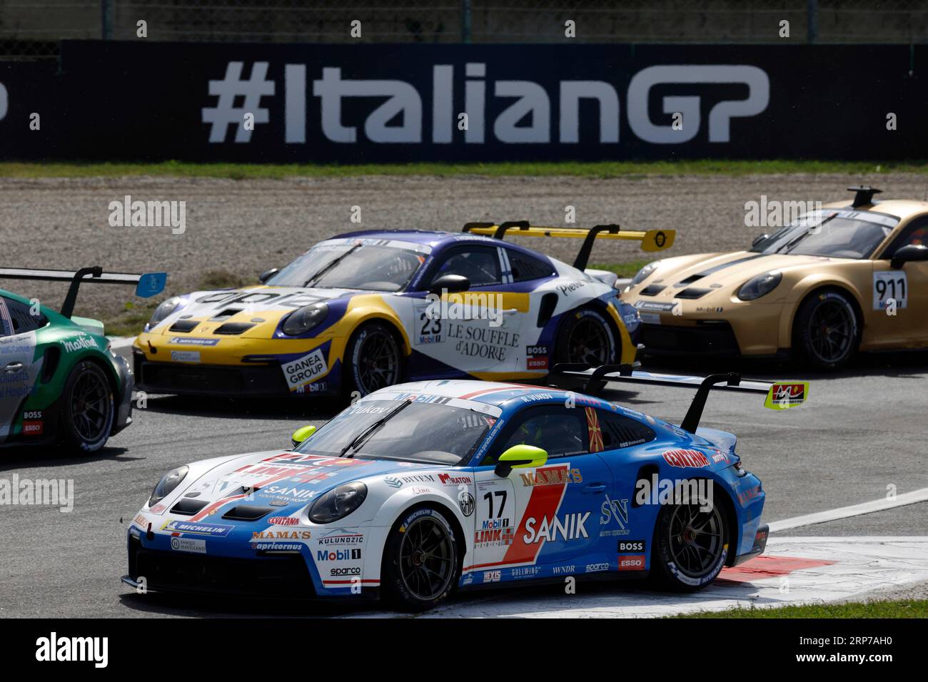 Monza, Italie. 3 septembre 2023. #17 Risto Vukov (NMK, Ombra), Porsche Mobil 1 Supercup à Autodromo Nazionale Monza le 3 septembre 2023 à Monza, Italie. (Photo de HIGH TWO) crédit : dpa/Alamy Live News Banque D'Images