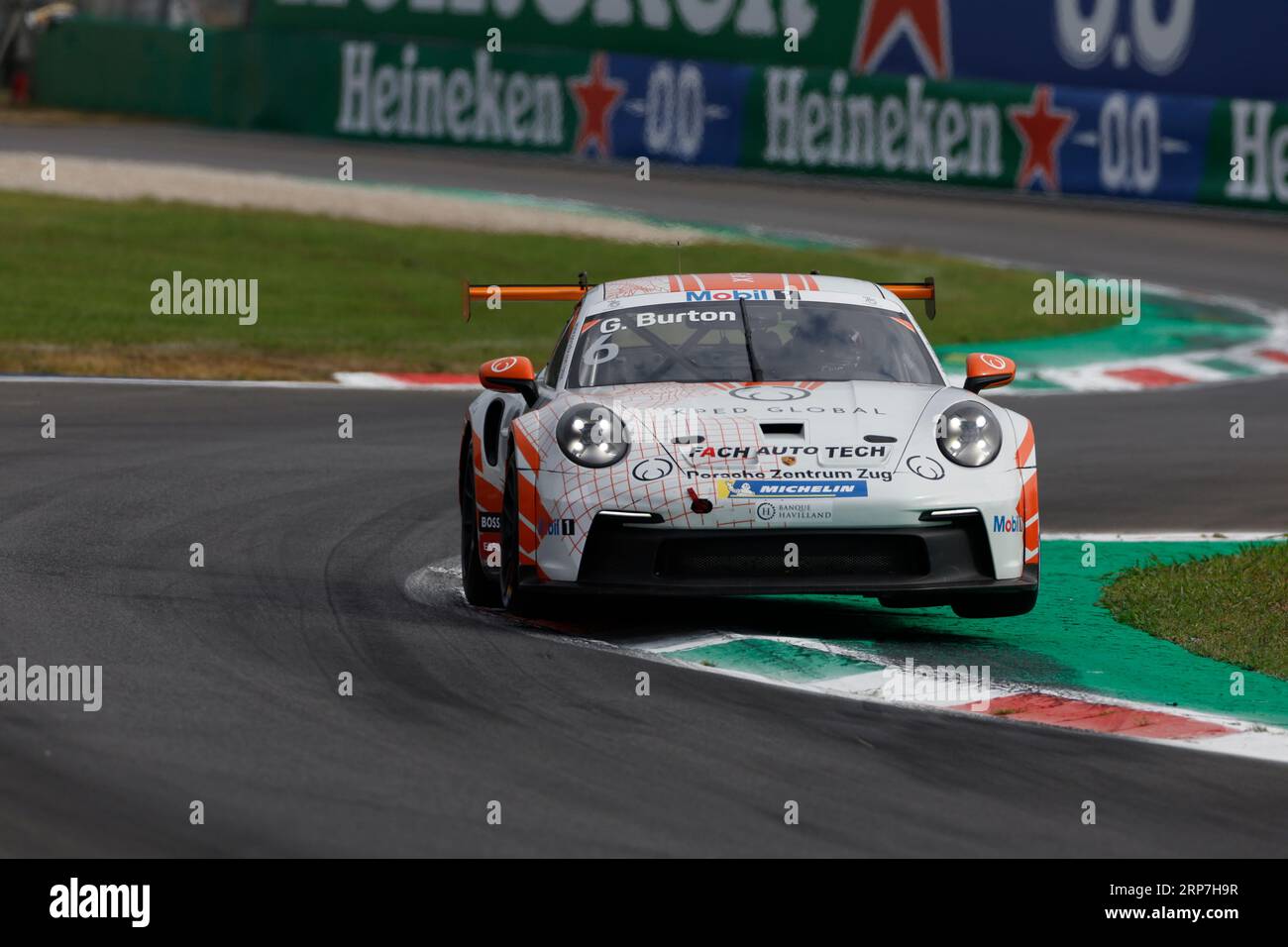 Monza, Italie. 2 septembre 2023. #6 Gustav Burton (Royaume-Uni, Fach Auto Tech), Porsche Mobil 1 Supercup à Autodromo Nazionale Monza le 2 septembre 2023 à Monza, Italie. (Photo de HIGH TWO) crédit : dpa/Alamy Live News Banque D'Images