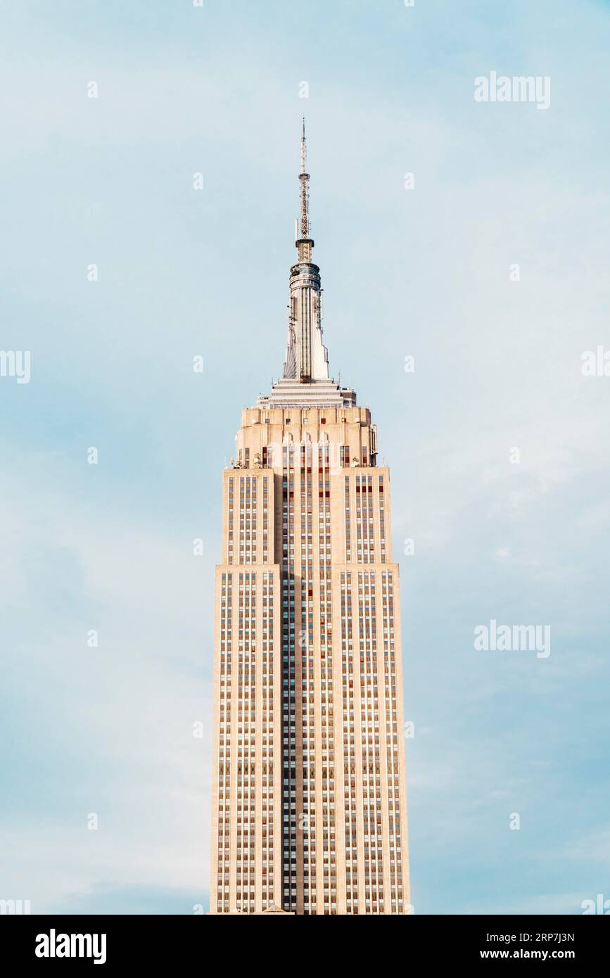 Empire state building new york city Banque D'Images