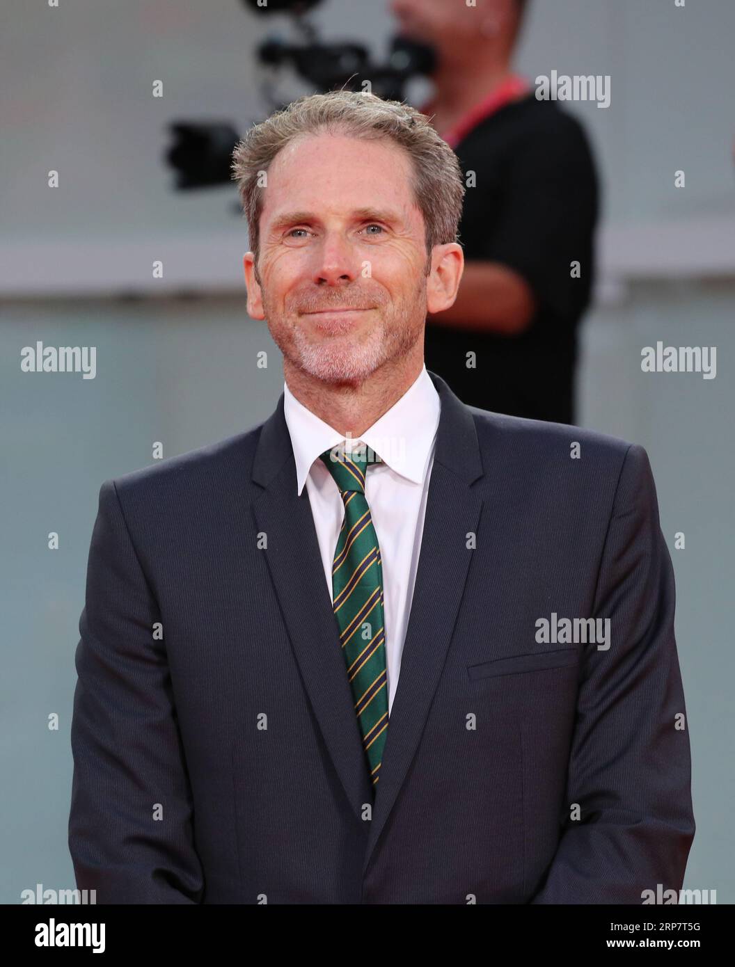 Venise, Italie, 3 septembre 2023. KIRK Baxter arrive sur le tapis rouge pour la projection du gala du film The Killer au 80e Festival International du film de Venise à Venise, en Italie. Crédit : Doreen Kennedy/Alamy Live News. Banque D'Images